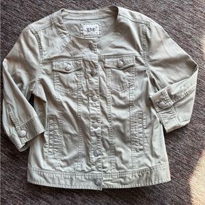 Y2K LAL Live a little jacket  cotton/spandex olive/army size small